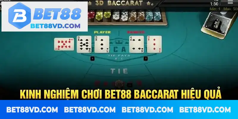 Kinh nghiệm chơi Baccarat tại BET88 Kinh nghiệm chơi Baccarat tại BET88